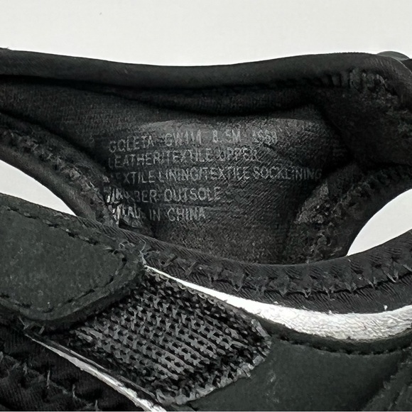 Abeo BIO System Goleta Black Leather Comfort Walking Active Sandals Women’s 8.5 - Picture 10 of 11